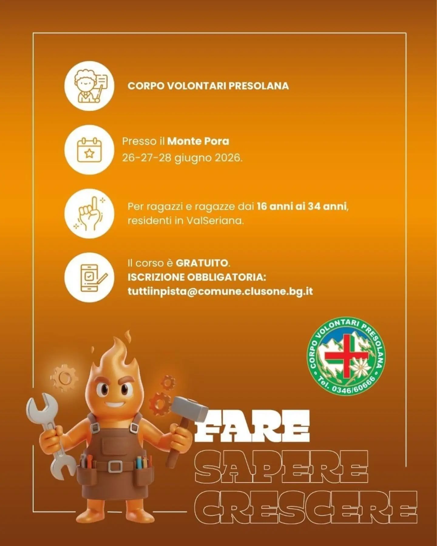 CAMP PROTEZIONE CIVILE 2026